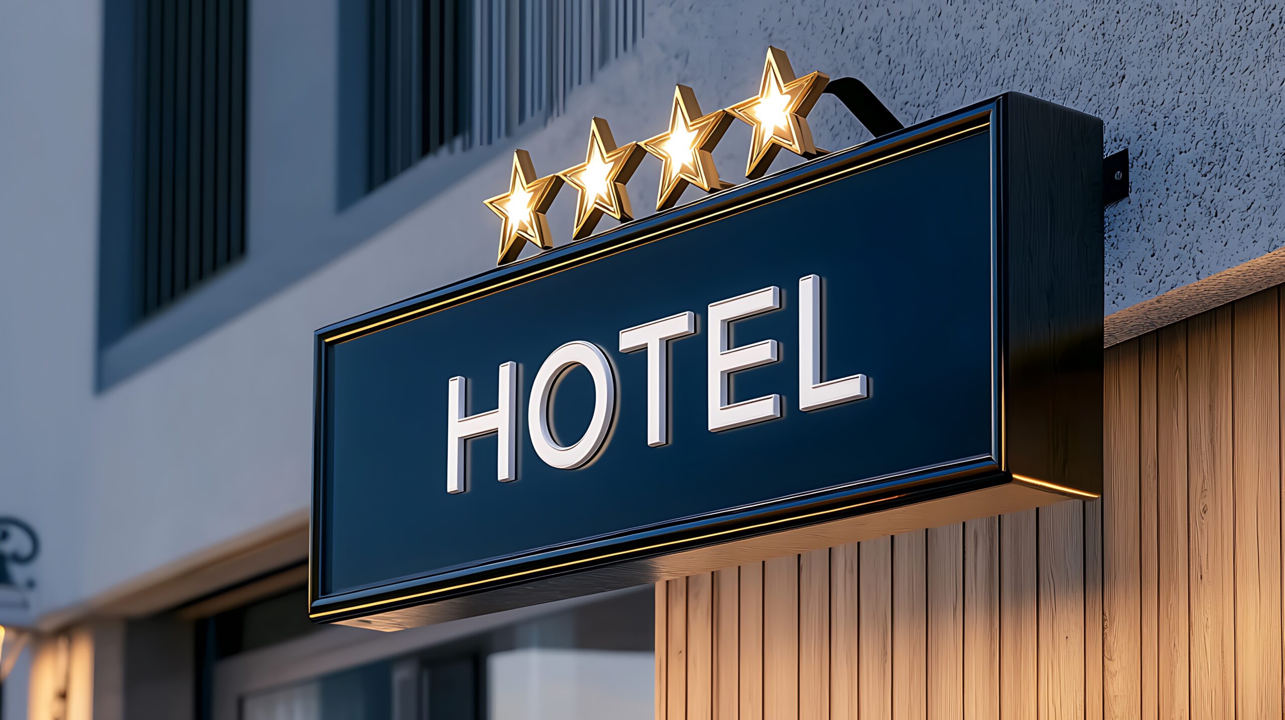 Facade of a 4-star hotel